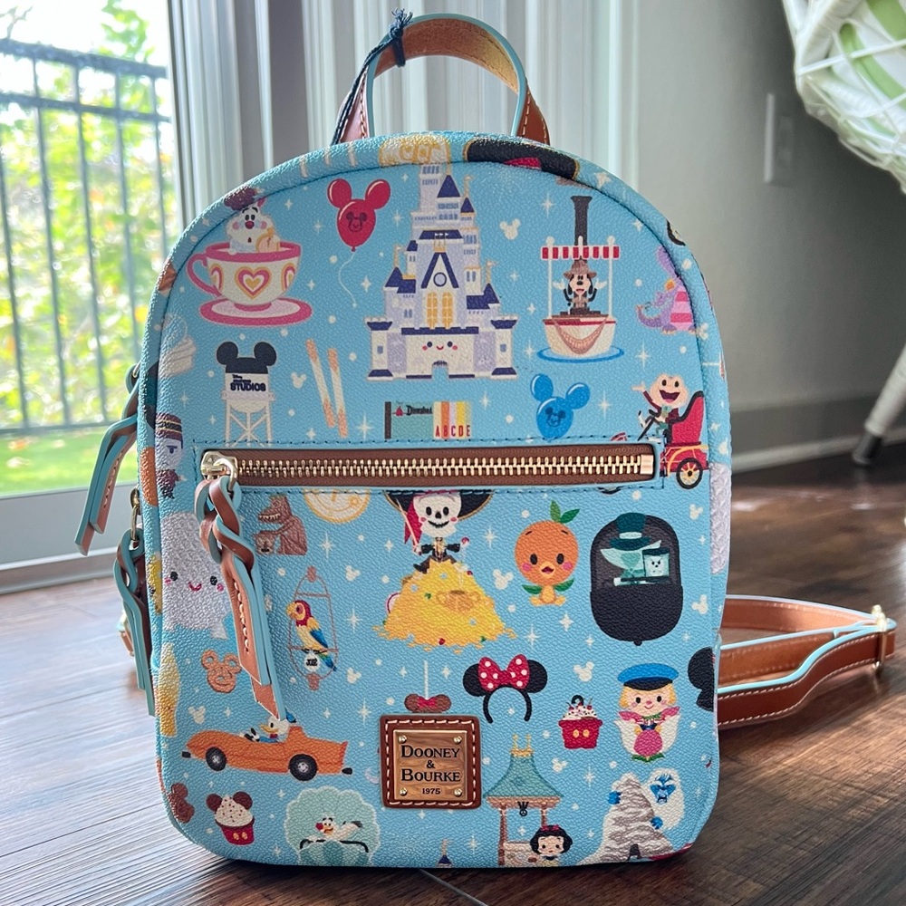 NWT RARE Dooney & Bourke Disney World Jerrod Maruyama Walk In The Park Backpack